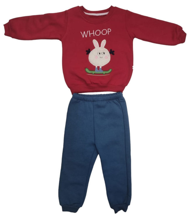 Picture of 1520 BOYS / GIRLS TWO PIECE THERMAL FLEECY JOGGING TRACKSUIT